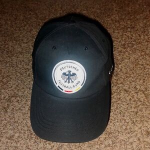 DFB Structured Adjustable Cap - Black - Adults